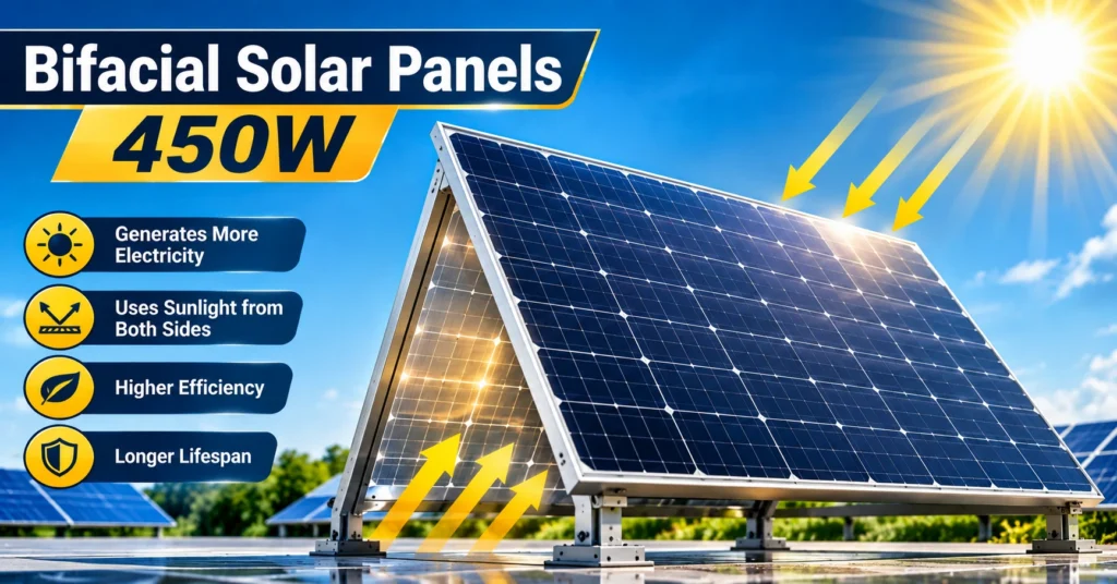 Bifacial Solar Panels 450W