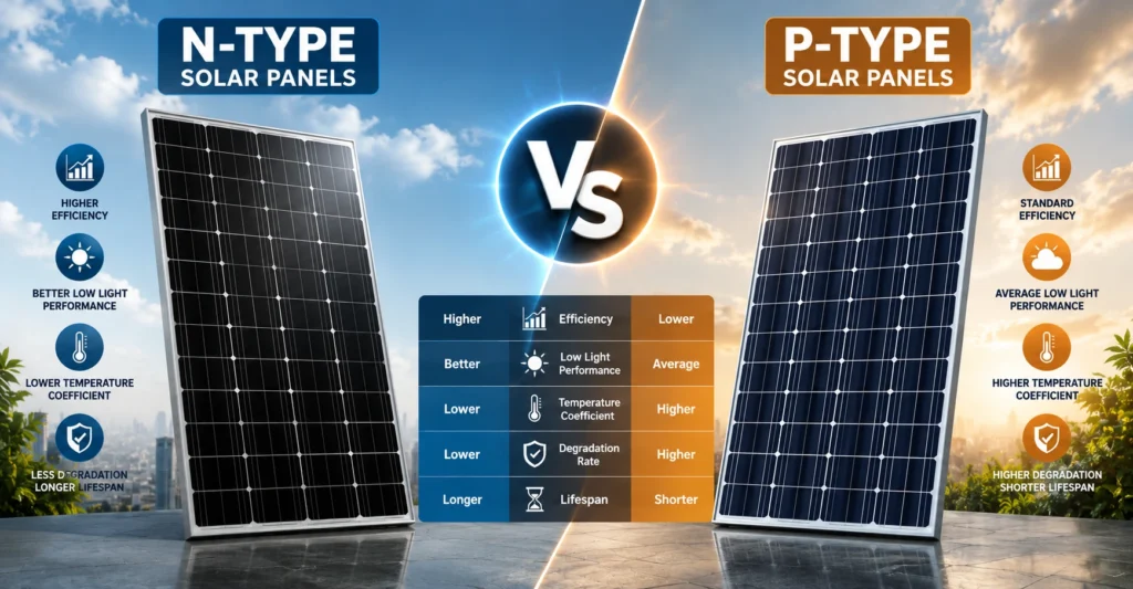 N-Type vs P-Type Solar Panels