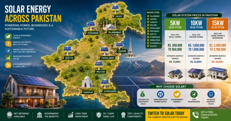 10KW Solar Panel Price in Pakistan 2026