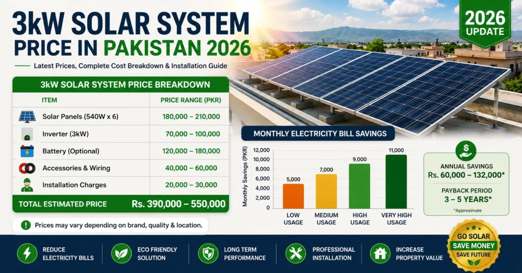 3kW Solar System