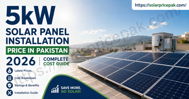 5kW Solar Panel Installation Price in Pakistan