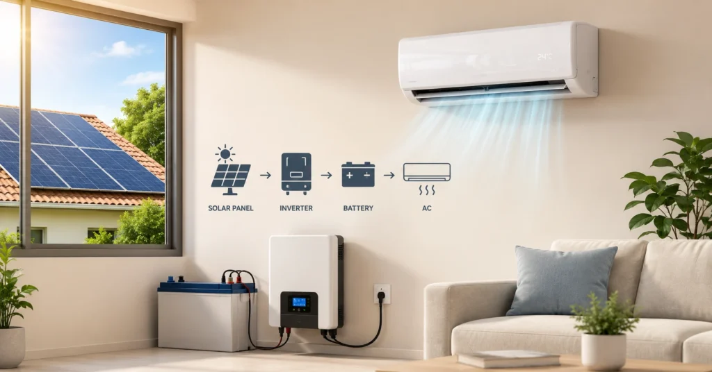 Can a 1kW Solar System Run an AC