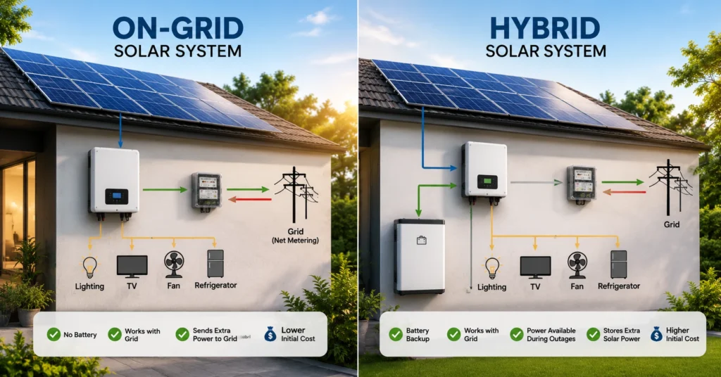On-Grid vs Hybrid