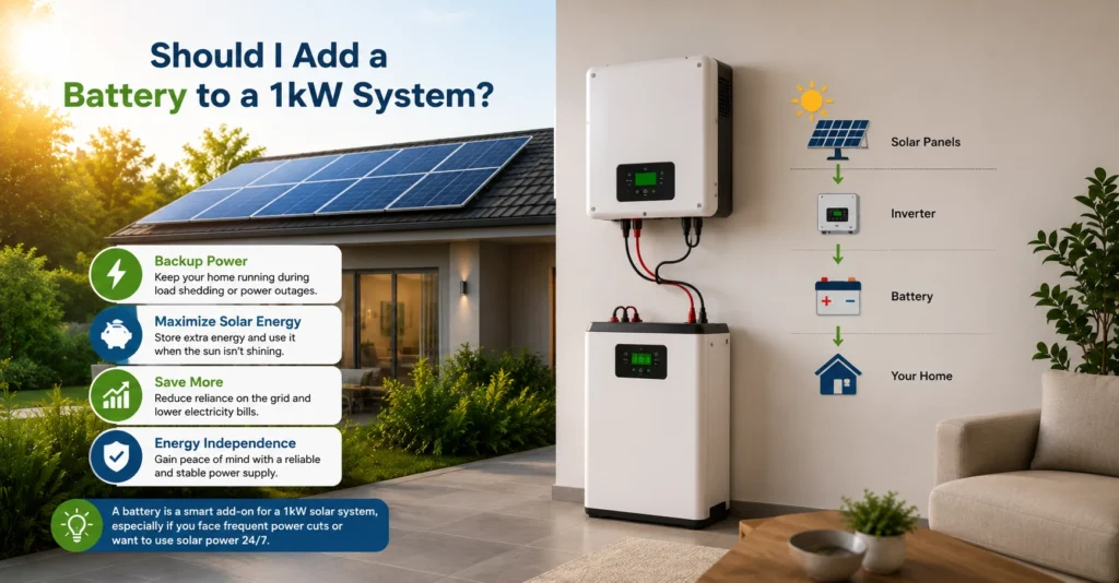 Should I Add a Battery to a 1kW System