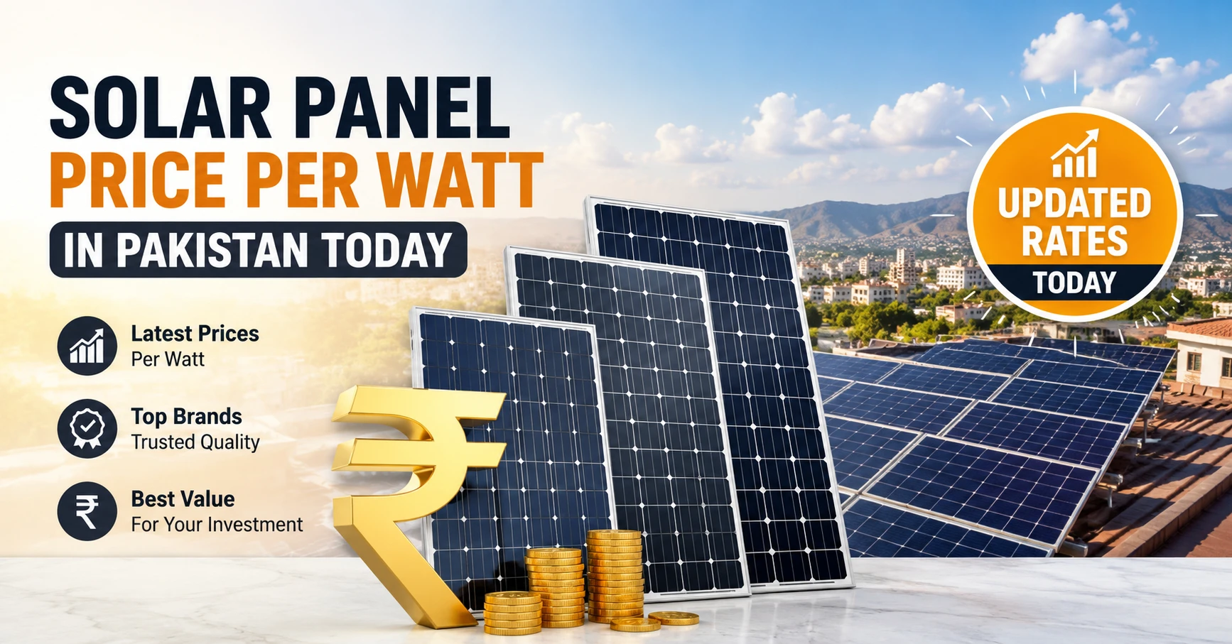 Solar Panel Price Per Watt in Pakistan Today
