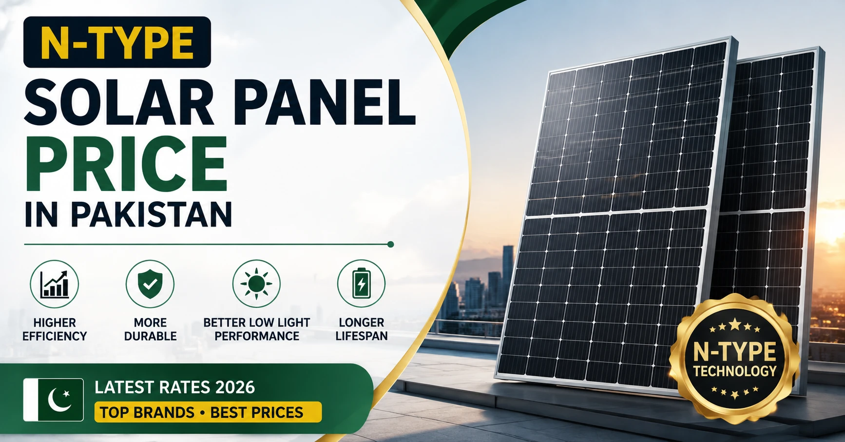 N-Type Solar Panel Price in Pakistan