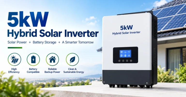5kW hybrid solar inverter price in Pakistan 2026