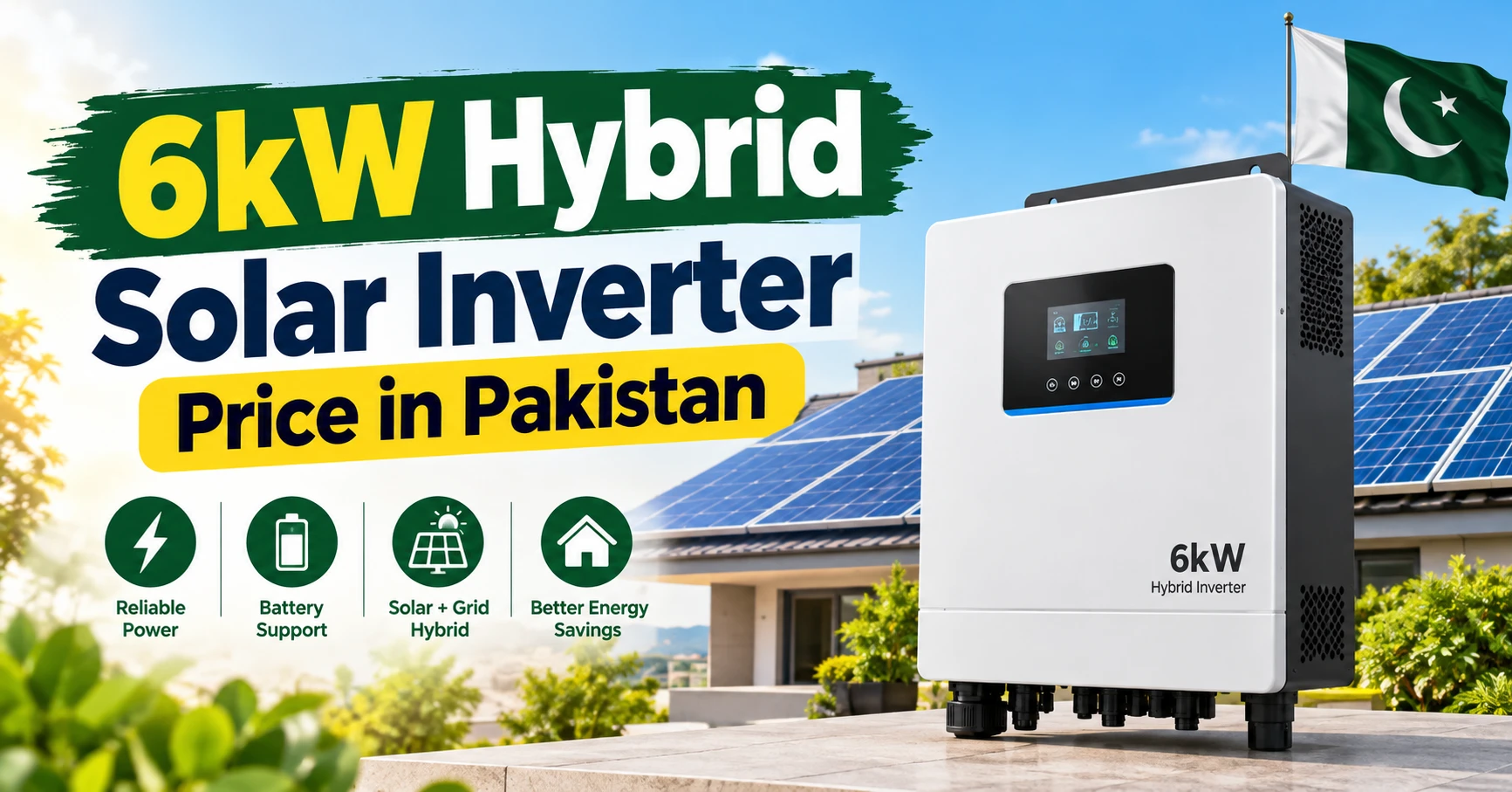 6kW Hybrid Solar Inverter Price in Pakistan